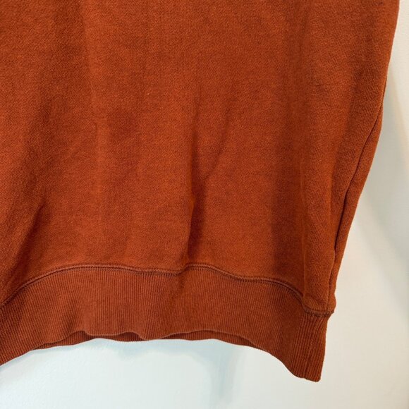G.H. Bass & Co. Mens Rust Sweatshirt Medium Cotton Blend Crewneck - Picture 4 of 7